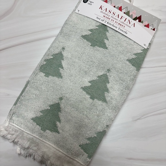 MADE IN TURKEY DECORATIVE HOLIDAY TOWEL SET OF 2 - Picture 12 of 13